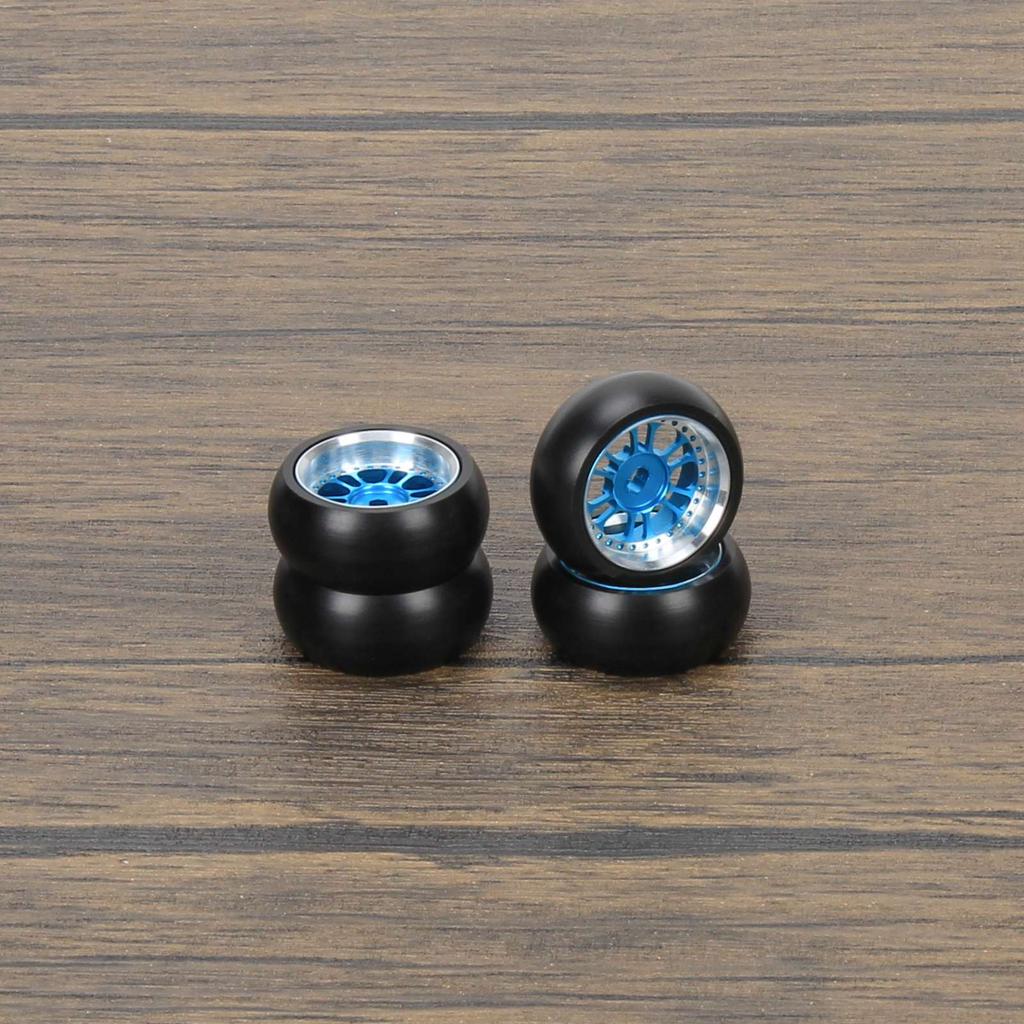 4pcs/set alloy rim wheel classic drift tire Upgrades for rc 1/28 Wltoys K969 K989 P929 drift rally kyosho mini-Z