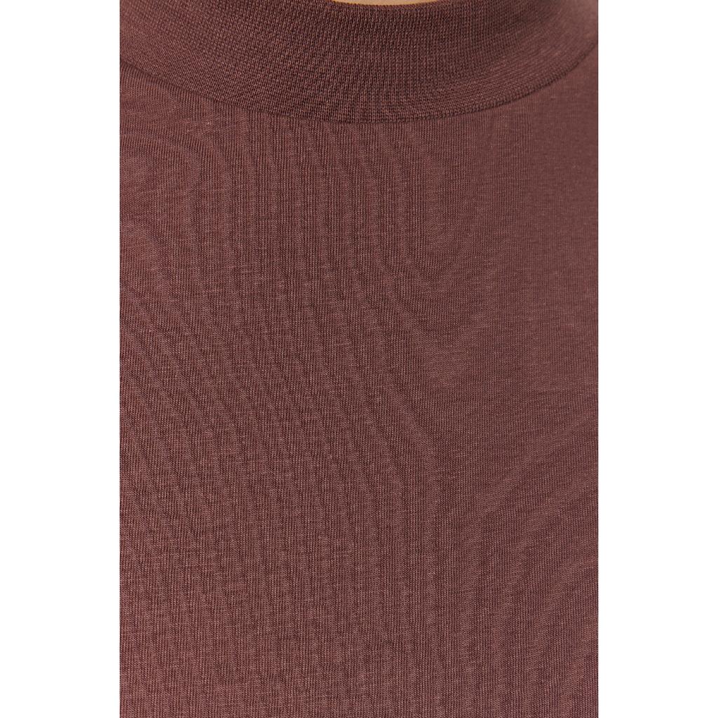 Weiß-schwarzes 2er-Pack Basic-Strick-T-Shirt mit Stehkragen aus 100 % Baumwolle Twoss20ts1500