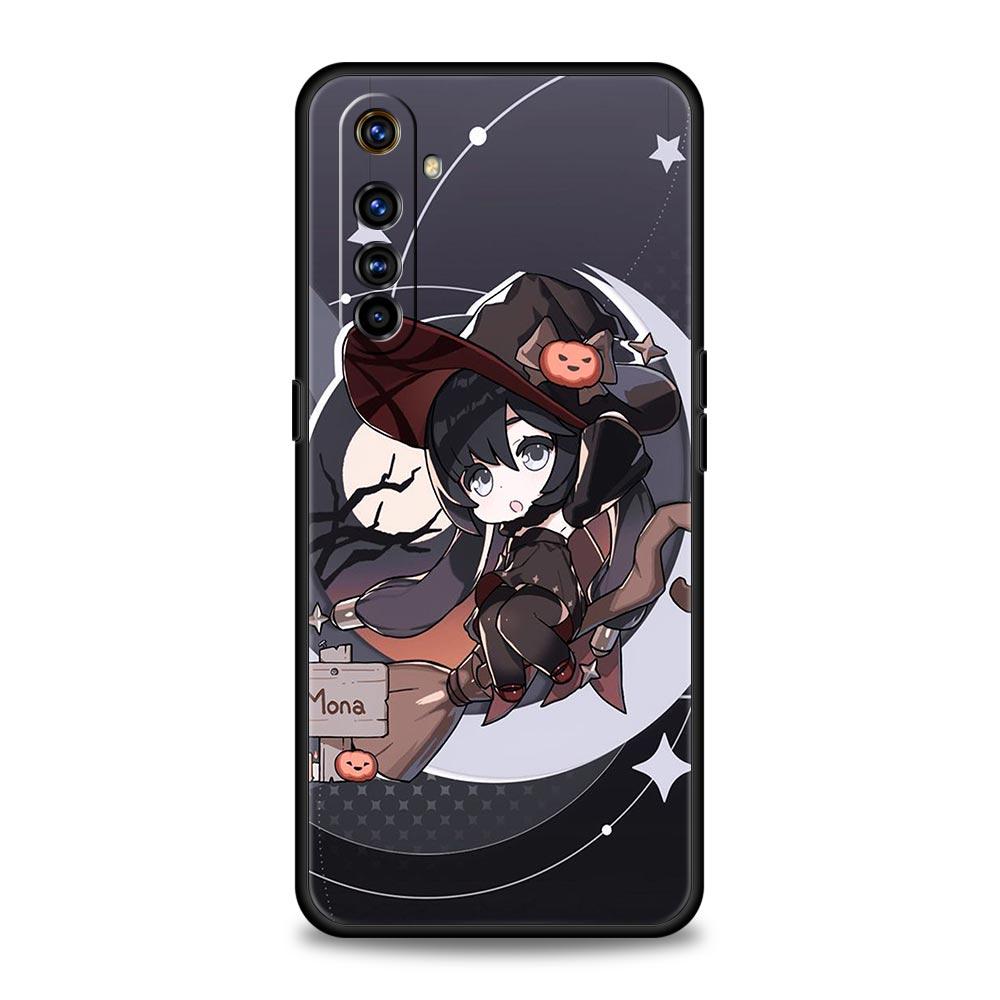Niedliche Genshin Impact Xiao Für Realme 9 Hülle Soft Cover Für Realme 9 8 7 6 GT2 Pro Plus Handyhüllen 5G 8i 9i C3 C21 C11 C25 Coque