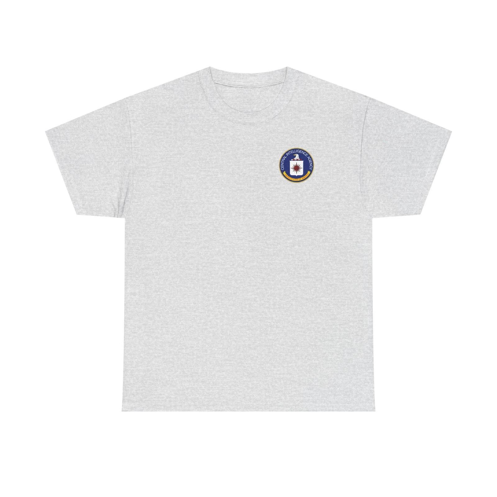 CIA Central Intelligence Agency Logo T-Shirt, America, USA, Cotton Tee, Novelty 3XL