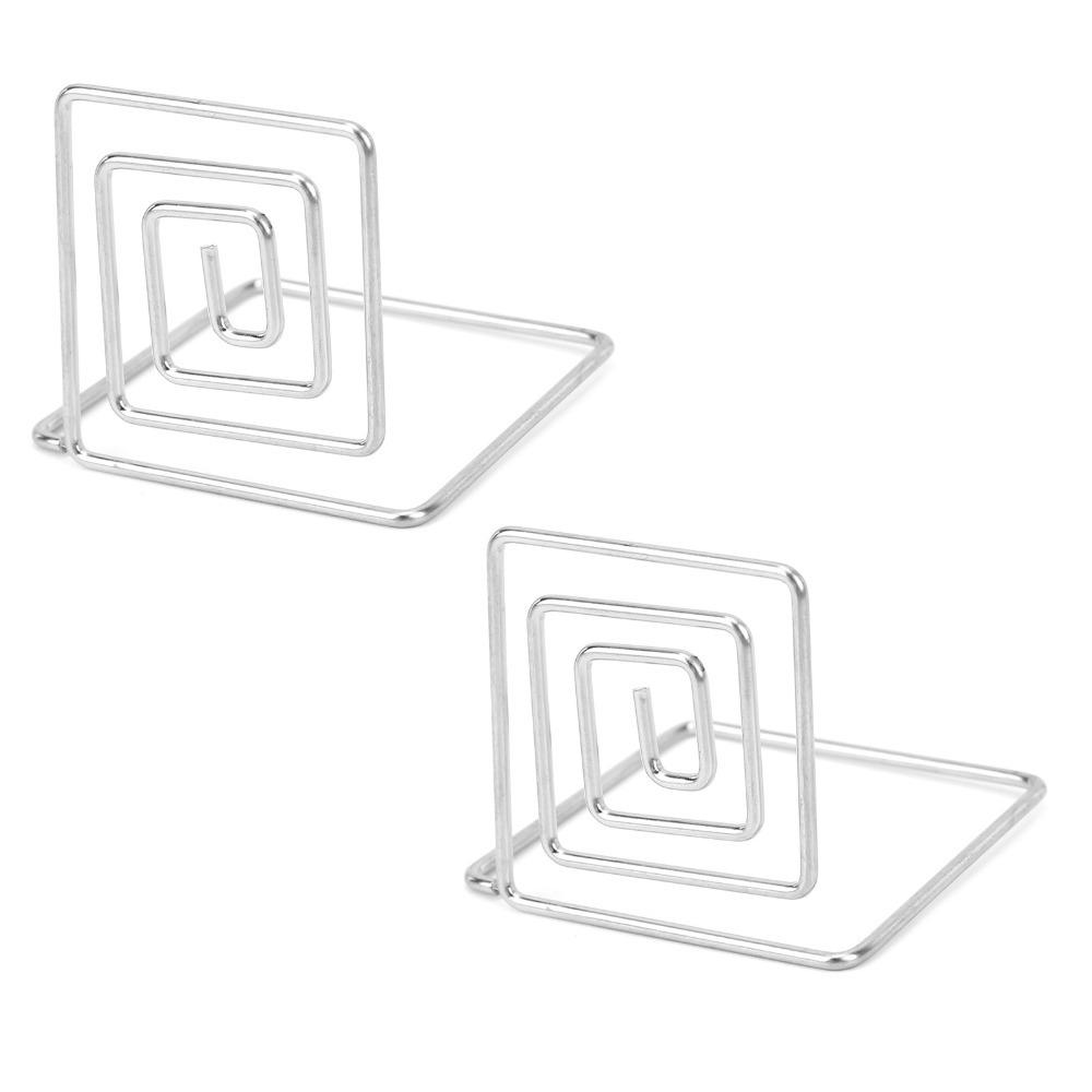 

10Pcs Square Business Card Holder Silver/ Rose Gold/ Gold Business Card Organizer Table Number серебряный