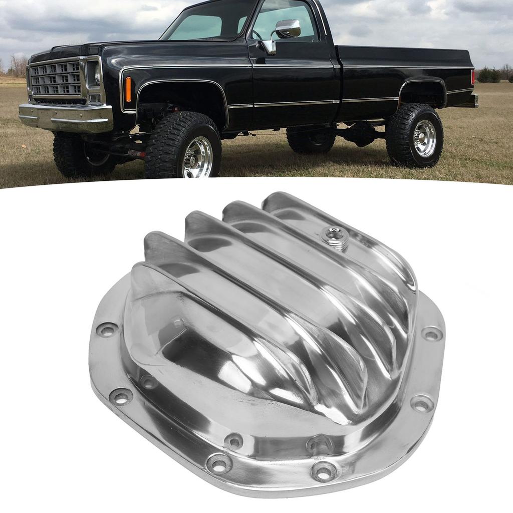 Differentialabdeckung H50720016 Vorne Hinten Polierte Aluminium-Differentialabdeckung für F‑100   44