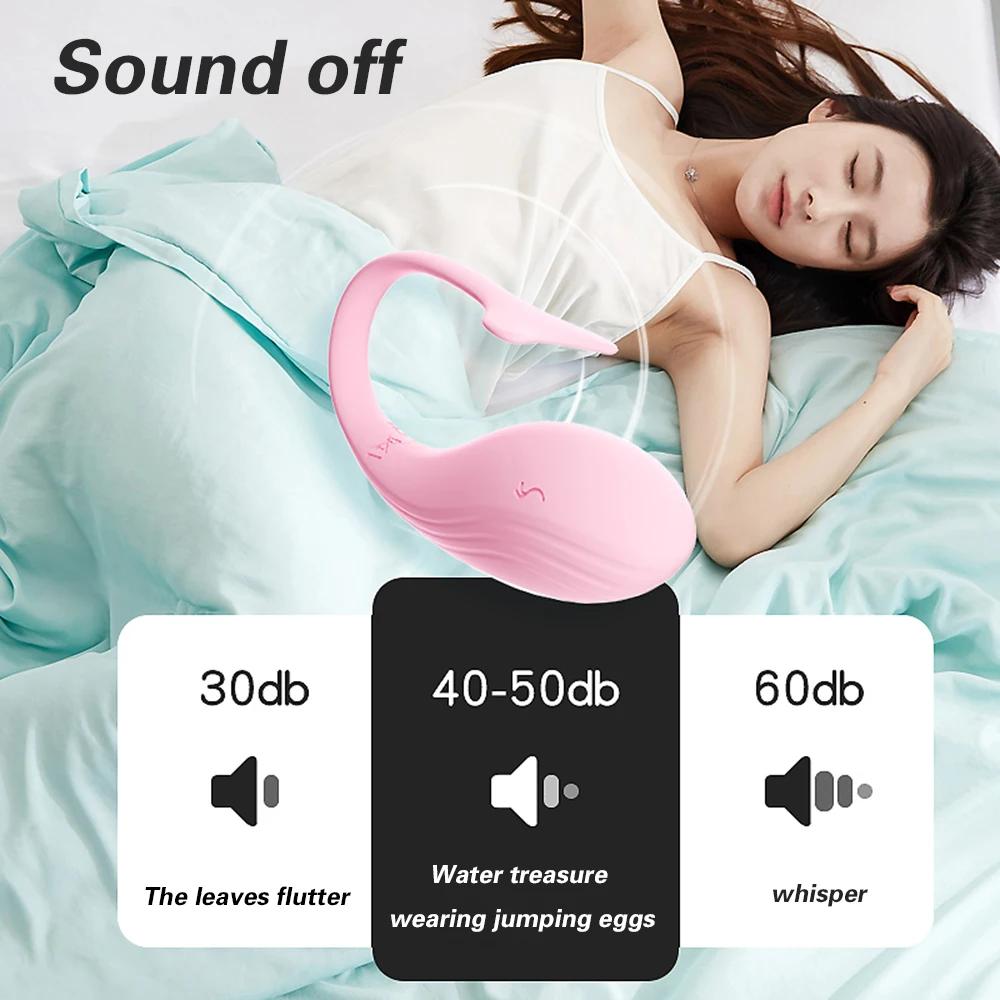 9 Frequency Little Whale Vibrator APP Control Wearable Vibrating Egg Vaginal G-spot Clitoral Stimulator Adult Sex Toys for Women