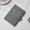 PU Leather Passport Holder with Magnetic Snap Closure, RFID Protection, and Anti-Theft Features – Durable Multifunctional Document Wallet
