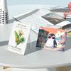 4 Pack Acrylic Book Stand, Book Holder for Display, Clear Easel Stand for Display, Display Holder for Postcard, Frame, Picture