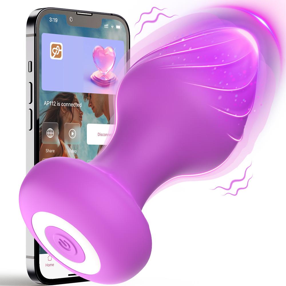 APP Control Anal Vibrator Butt Plug Sex Toys for Women Men Wireless Prostate Massager Stimulator Female Masturbation Adults Gay