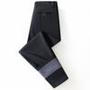 XueZhongFei Men's Fleece-Lined Straight-Leg Winter Pants