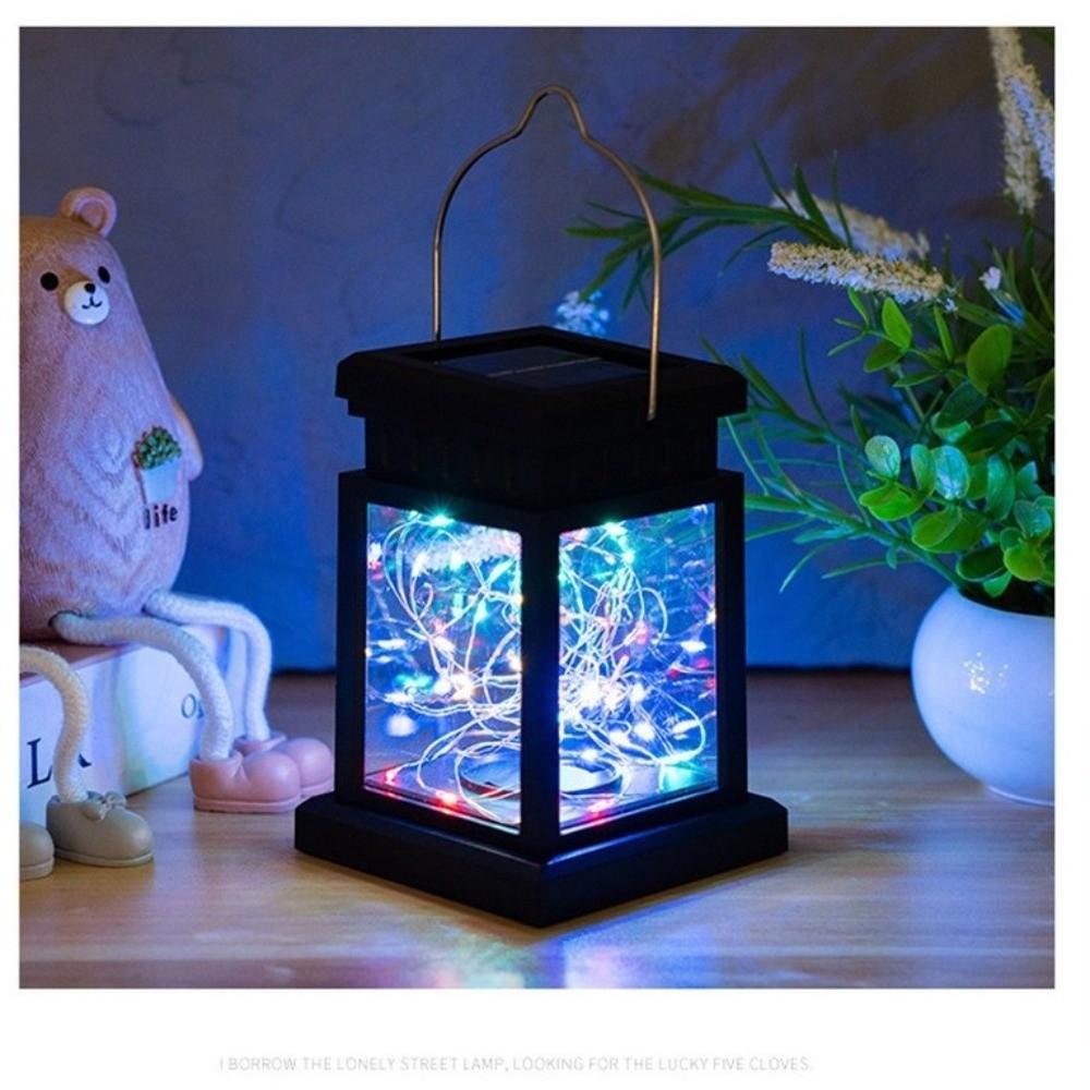 Hanging 30 LED Lights Solar Retro Palace Lantern Waterproof Modern Solar Lights Lantern Outdoor Decorative Light Yard