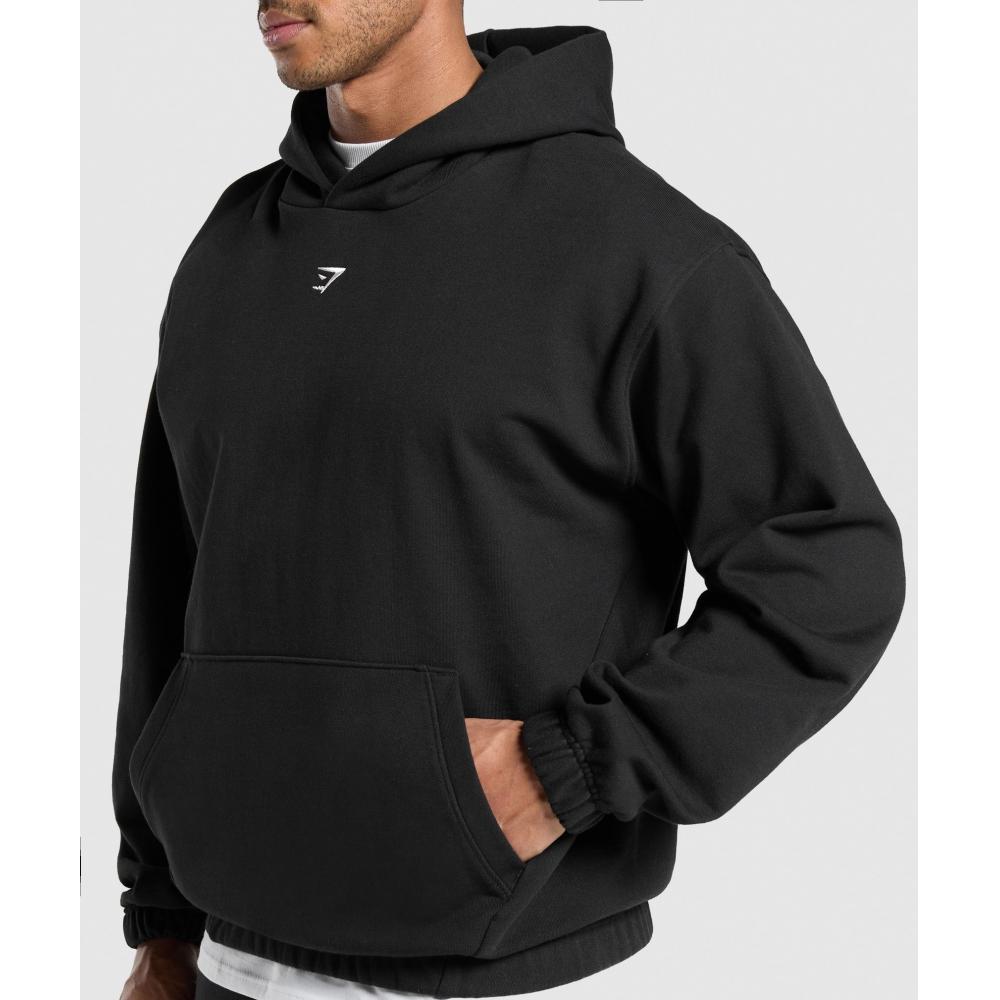 Gymshark Rest Day Essentials Hoodie Black A2b3l Bb2j