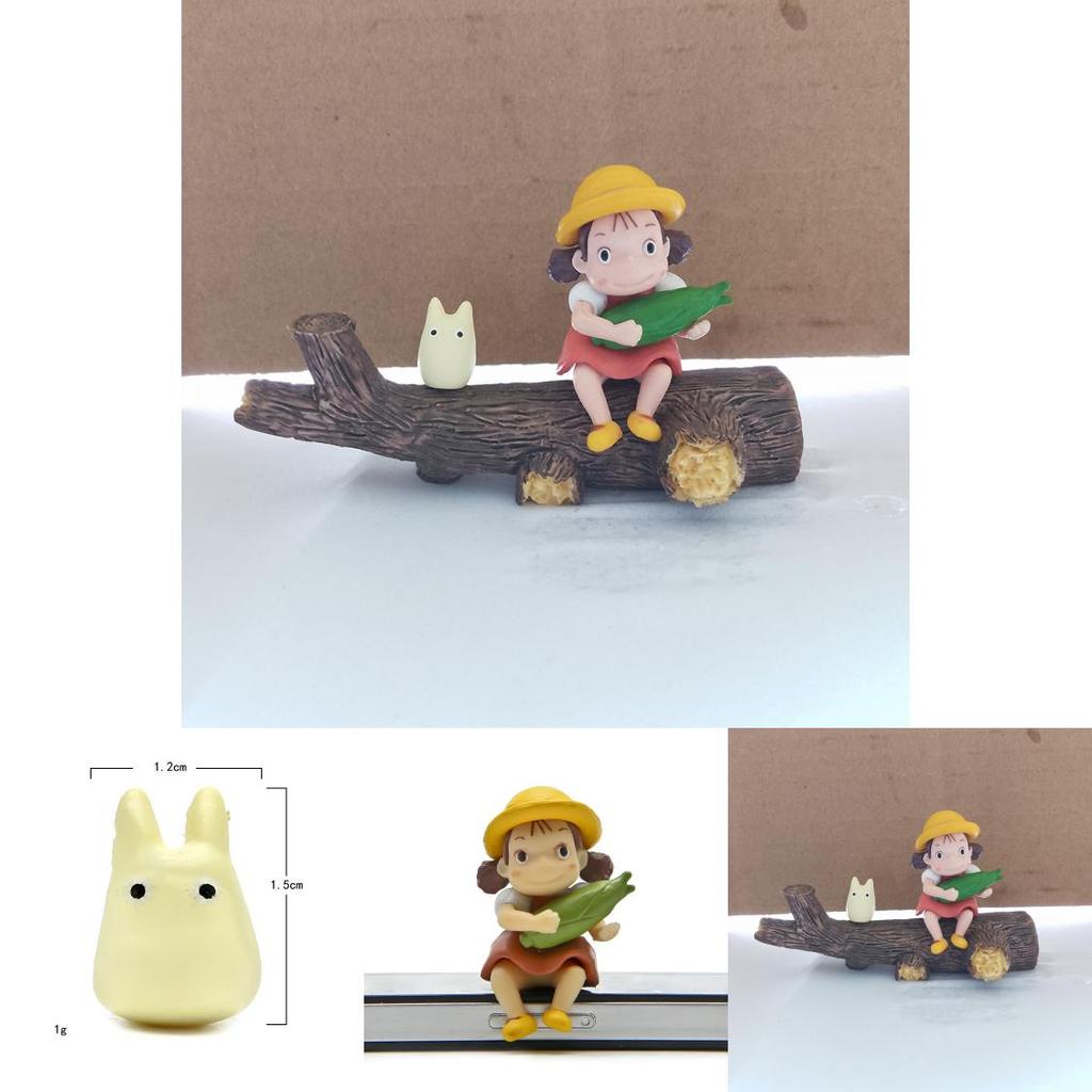Cartoon My Neighbor Totoro Mei Sitting Figurine Pvc Animal Decor For Gift And Home Decor