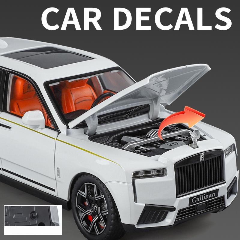 1/24 Rolls Royce Cullinan SUV Alloy Diecast Model Starry Sky Roof Car Toy Children Toy Gift Collection Decoration Ornaments
