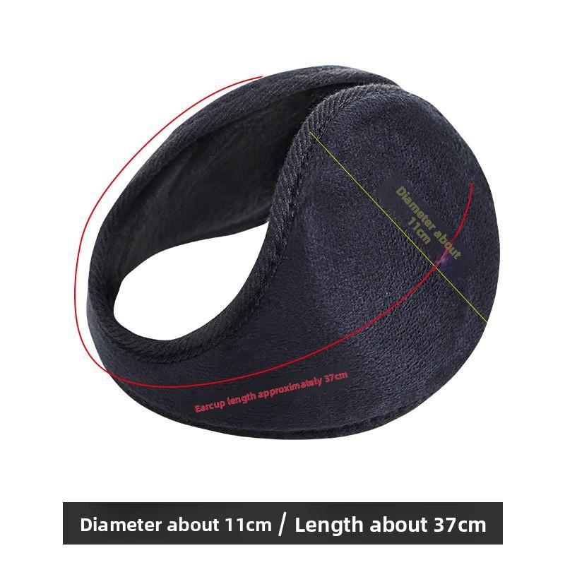 Warm Earmuffs for Men, A Winter Anti-freezing and Ear-keeping Wonder. Thickened with Fleece, Windproof and Cold-proof Earmuffs