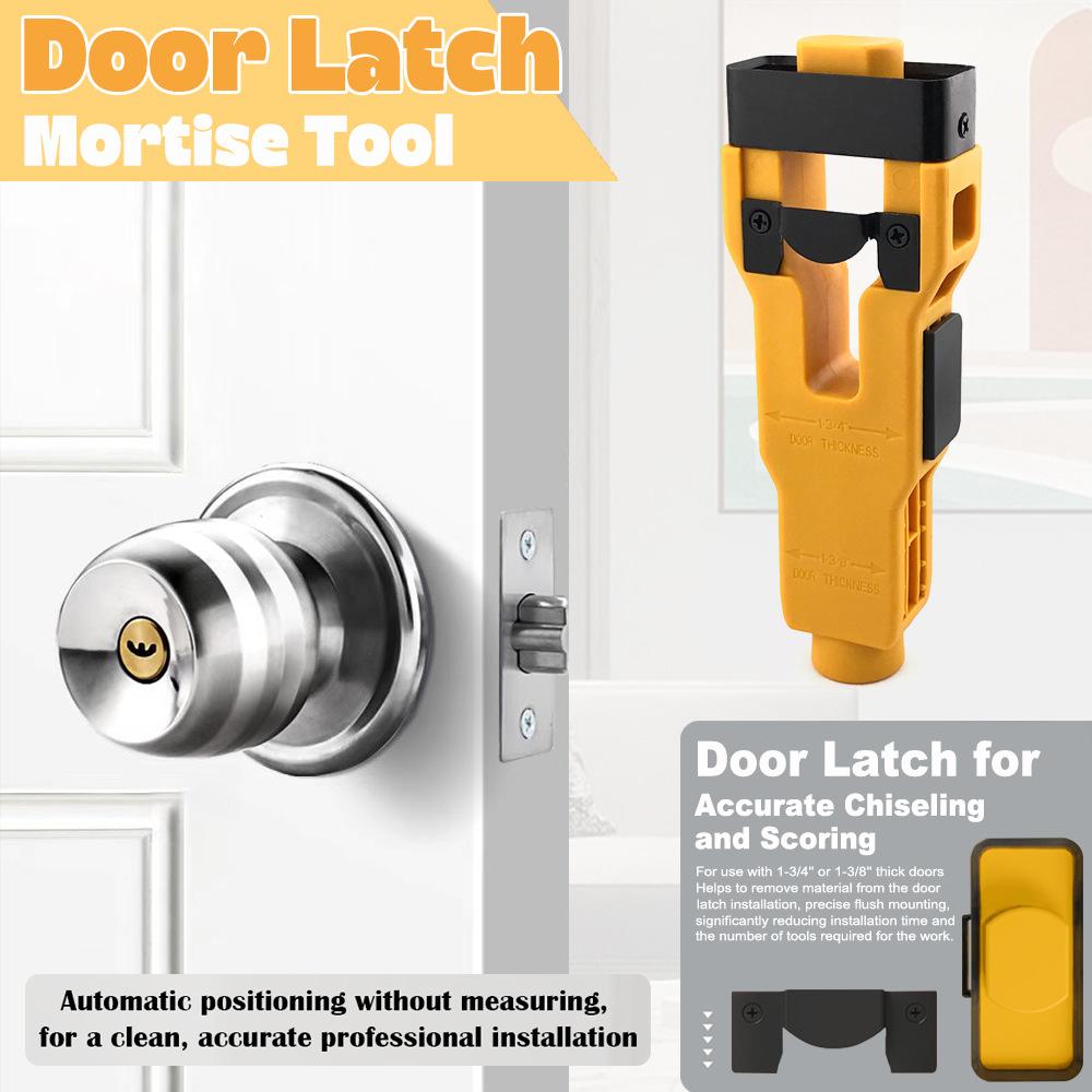 Professional Mortise Door Latch Tool Kit - Essential for Easy Material Removal and Latch Installation