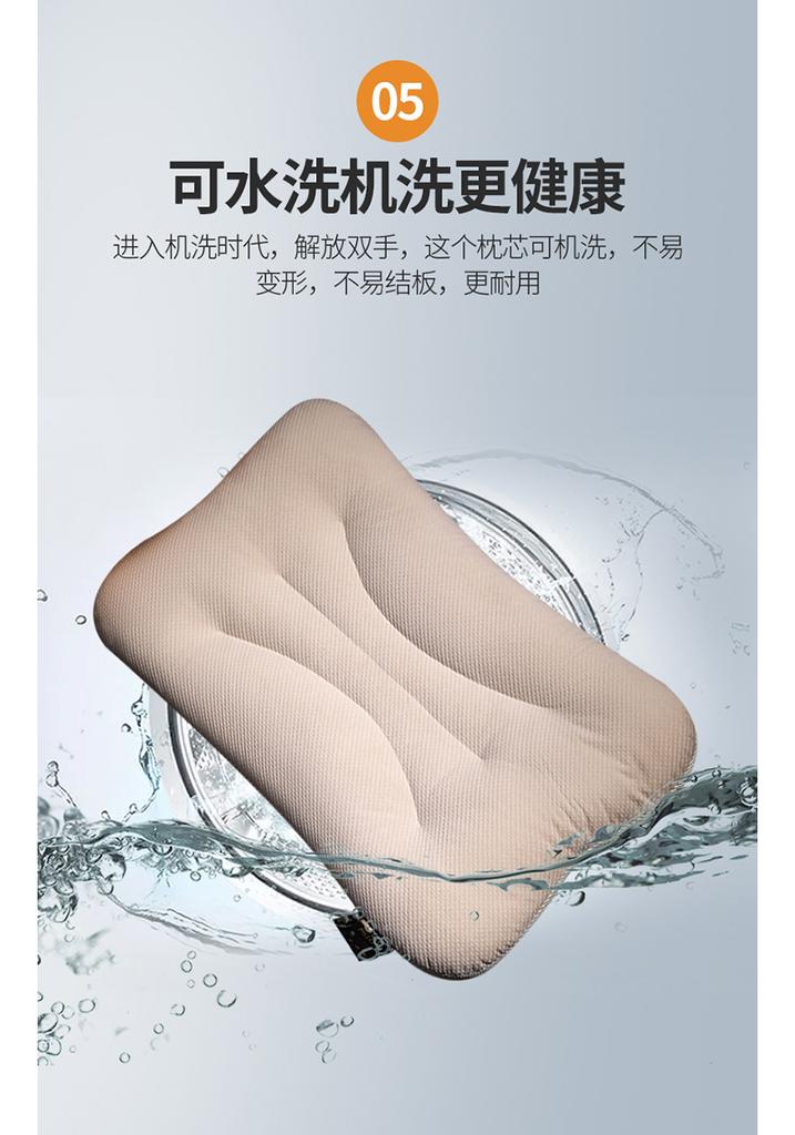 Yongyouwan Knitted Corn Velvet Low Pillow Soft, Comfortable, Skin Friendly Care for Cervical Neck, Home Furnishings, Student Dormitory Pillow Core