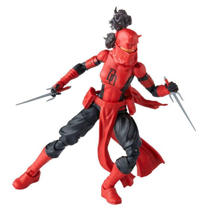 Hasbro - Spider-Man Marvel Legends Retro Collection - Figurine Elektra Natchios Daredevil 15 cm