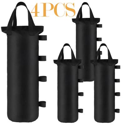 4Pcs Canopy Weight Bag Oxford Cloth Empty Weighting Sand Bag Reusable Camping Sand Shelter Garden Foot Leg Weights Sand Bag