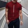 New Pure Black Men's Short-sleeved T-shirt Simple Letters Printed Round Neck T-shirt Street Casual Temperament Men's Tops
