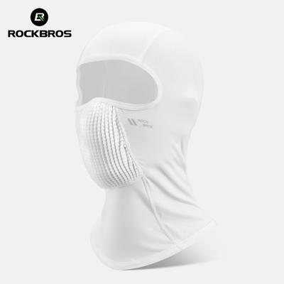 ROCKBROS Rouška na obličej Ochrana proti slunci UPF50+ Ledové hedvábí Sportovní pokrývka hlavy Lehká Prodyšná Cyklistická helma Pokrývka hlavy Hodí se pro více scén