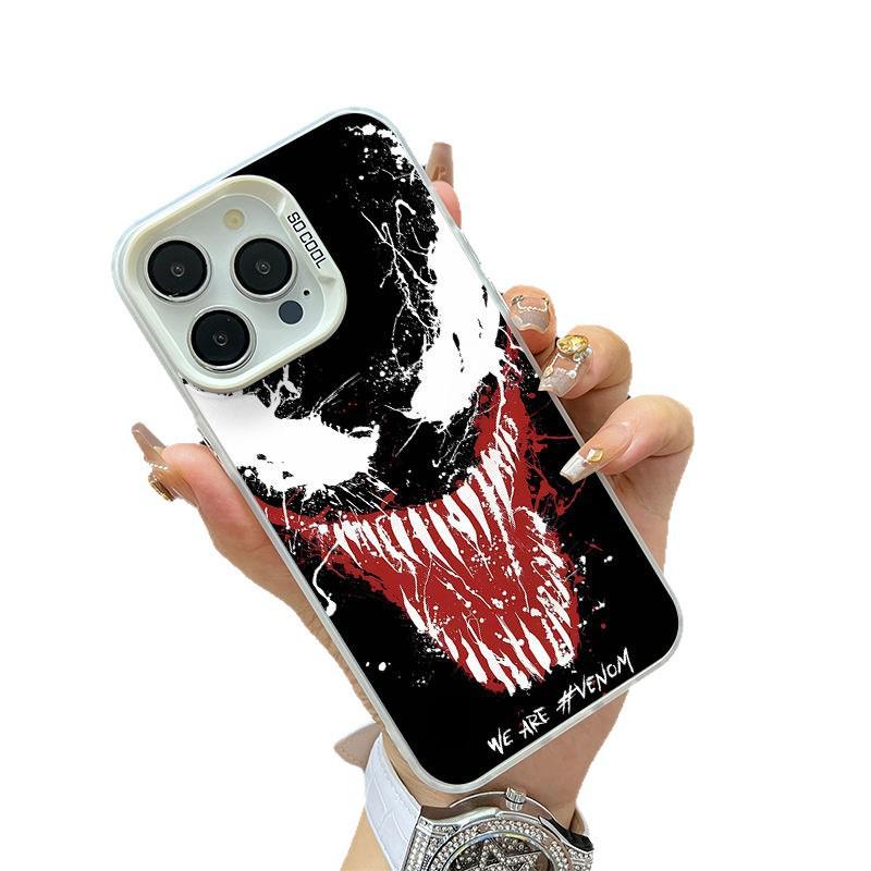 Venomous Design Phone Case for Apple iPhone 15 Pro/16 Pro Max/17 - Trendy and Unique