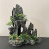 Aquarium Fish Tank Landscaping Rockery, Rural Style Resin Handicrafts, Realistic Stone Mountain Decorative Items
