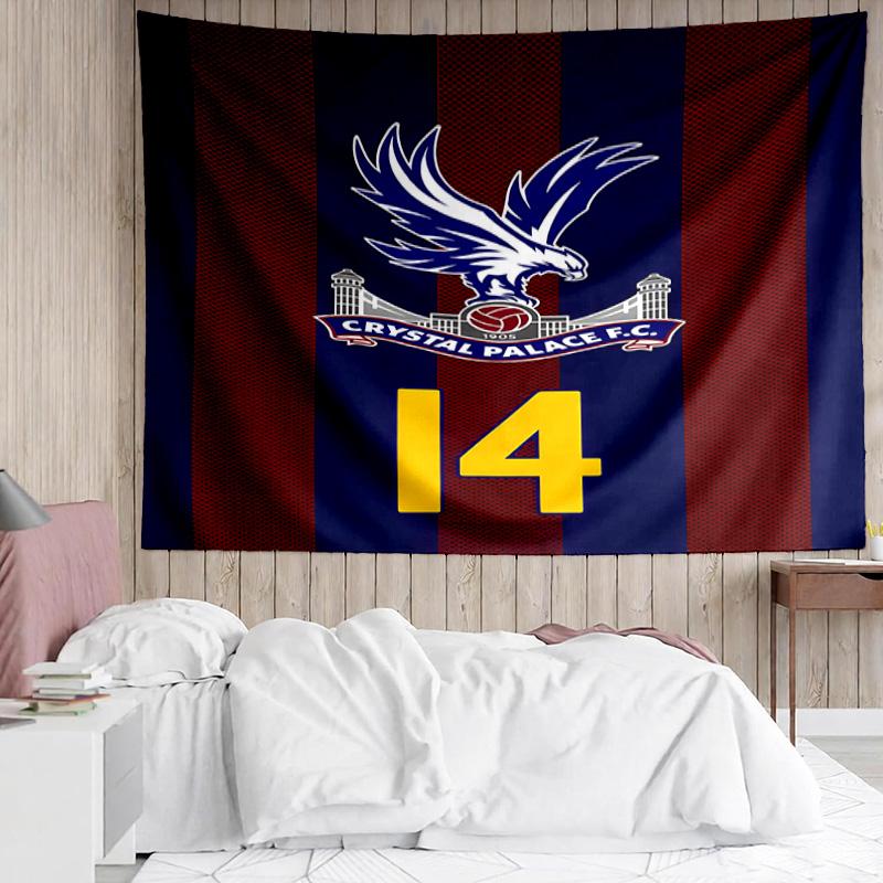 Crystal Fc Crest Printed Printed Tapestry, for Bedroom,Livingroom, dormitory, Large Wall Decor, Fabric Decor Fan Birthday Gifts