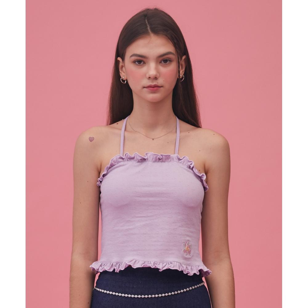 

LUV IS TRUE GR FRILL SLEEVELESSPURPLE
