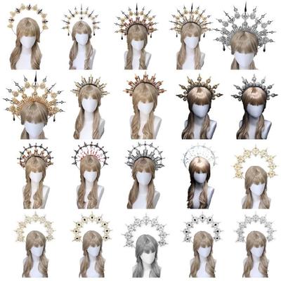 Stirnband Handgemachte Kits Tiaras Haarband Frauen Kronen Haarreif Herstellungsmaterial Sonnen-Lady Stirnband Herstellungs-Kits
