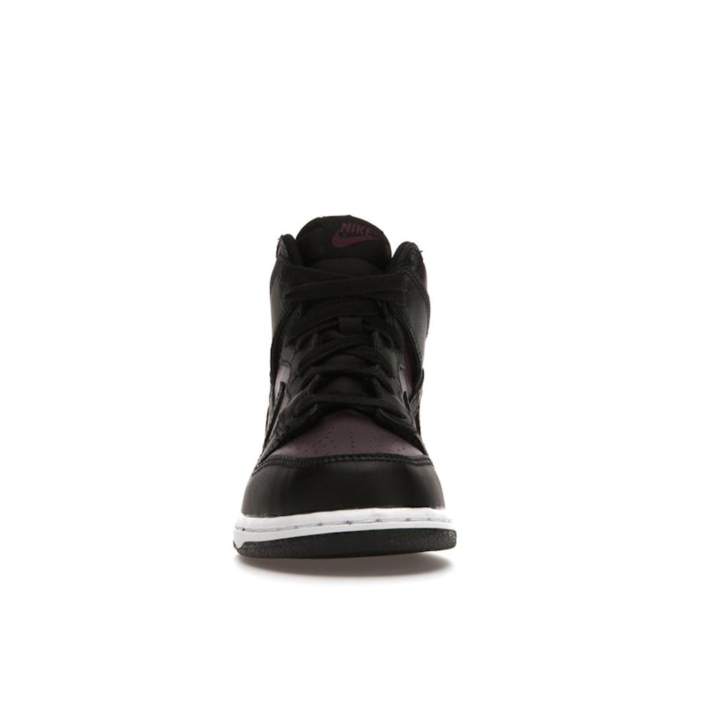 Nike Fragment Design x Dunk High PS Beijing Kids Sneakers Purple Wine Black DJ4285-600