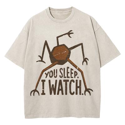 Cotton Vintage Washed Project Hail Mary Amaze You Sleep I Watch Tshirt Fashion Men Funny Casual Loose Acid Wash Tees Shirts