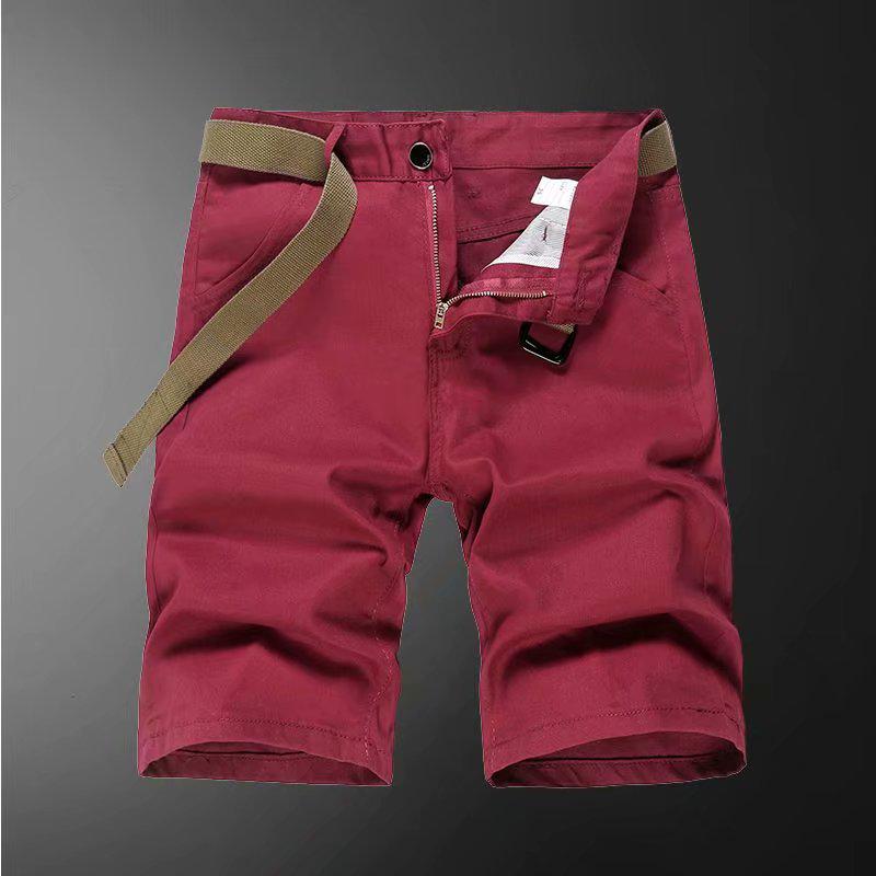 Pánské ležérní šortky střední délky z čisté bavlny - Letní outdoorové oblečení