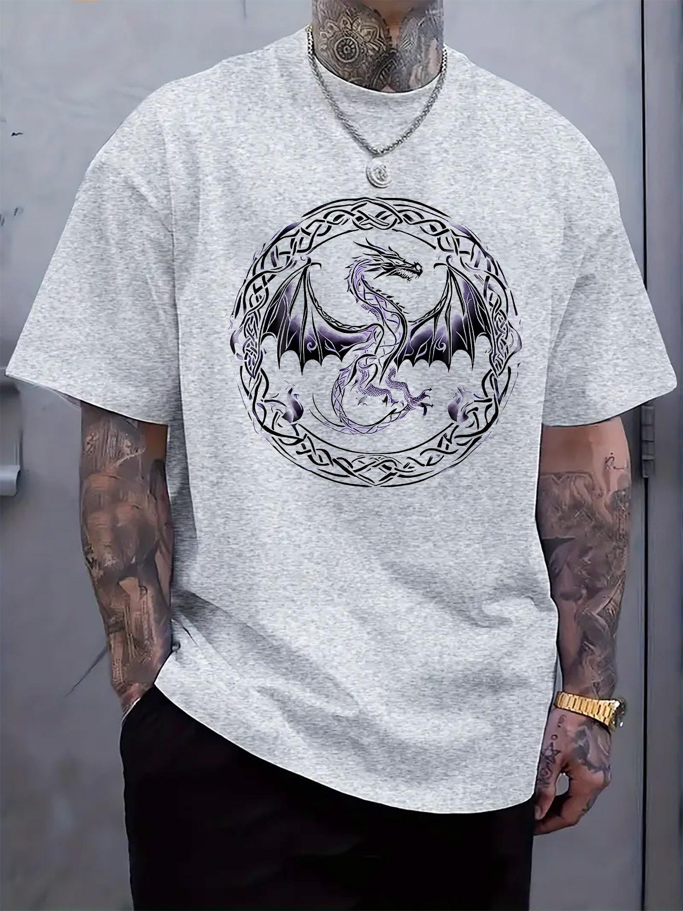 

Celtic Dragon Totem Graphic T-shirt L