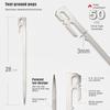 6Pcs/set Wind-Resistant Camping Tent Stakes Heavy Duty Garden Ground Nail  Outdoor Travel