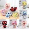 Artificial Soap Flower Preserved Bouquet Pink Rose Realistic for Mothers Day Valentines Day Anniversary Romantic Gift Decoration