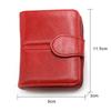 Damen Portemonnaie Pu Leder Reißverschluss Einfarbig Kurze Geldbörsen Für Frauen Luxus Designer Multi Karten 2 Faltbare Kartenhalter Carteras