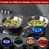 Tri-Ply Stainless Steel Wok Pan 12.6 Inch Stir-Frying Pan Induction Cooking Pan Dishwasher and Oven Safe with Auxiliary Handle