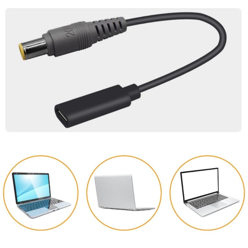 Direct Current Power 7.9x5.5mm to USB C PD Fast Laptop Charging Cable Cord 100W USB C Adapter Converters
