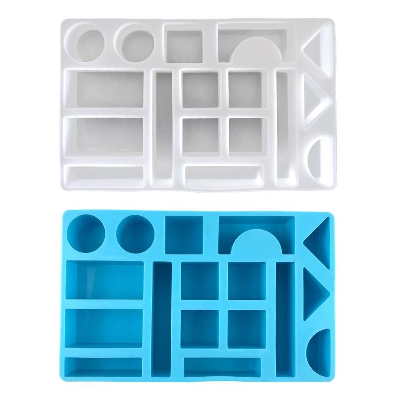 3D Geometrische Form Mousse Kuchen Silikonform Backen Baustein Handgemachte Seife Lebensmittelqualität für Kuchen Dekoration