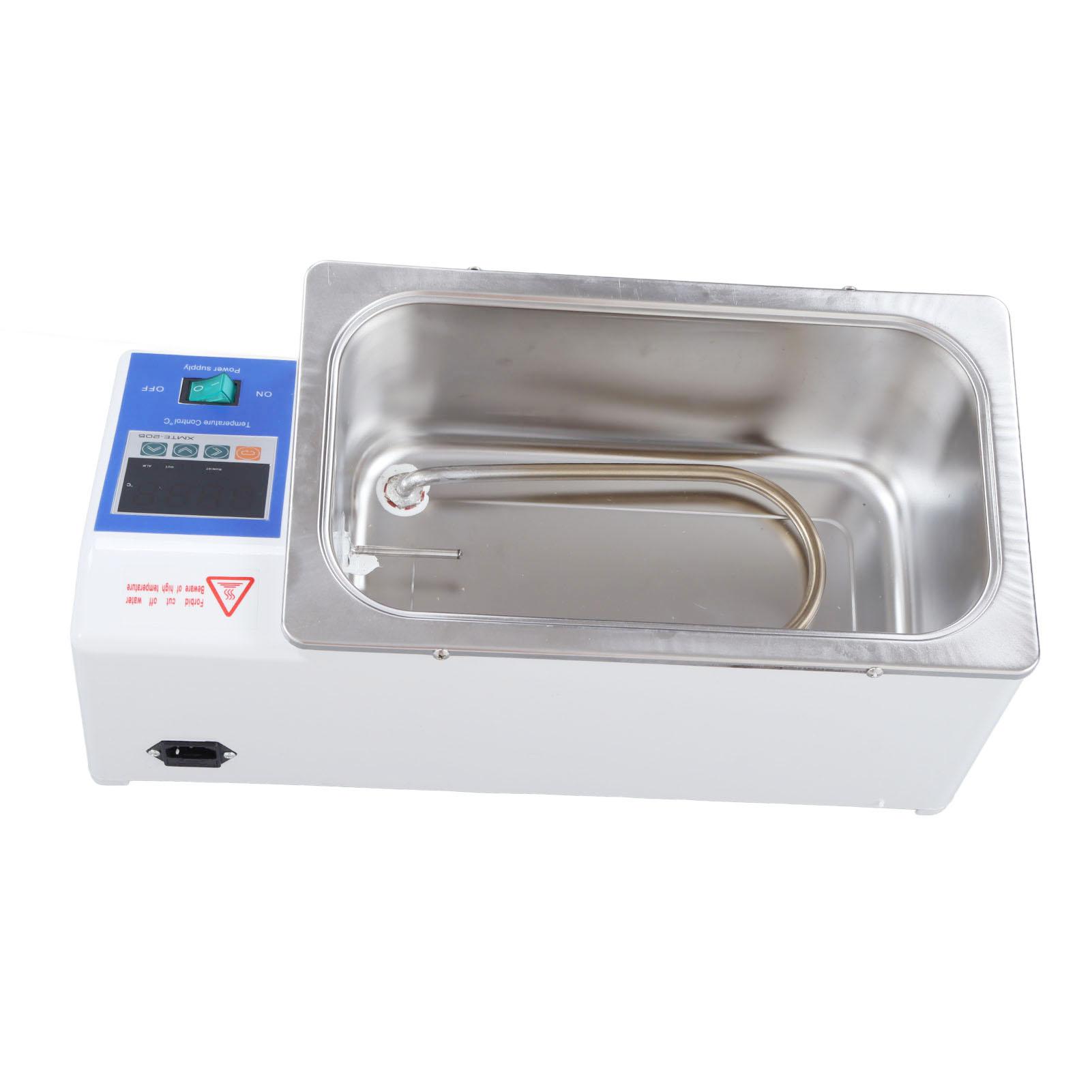 Digital Thermostatic Water Bath 600W 2 Hole Laboratory Constant Temperature Water Bath Tank with Timing 304Stainless steel + aluminum alloy