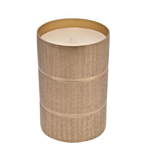 Hestia Gold Candle In a Metal Jar - Large