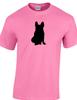 Camiseta de Bulldog Francês Sentado Fofo Amante de Animais Filhote Animal Canino Amigo Presente T