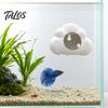 Aquatic Pet Habitat Cloud Shape Aquarium Cave, Betta Fish Hideout with Suction Cups, Cave Decor Decorative Shrimp for Tanks Cup Tank Accessories