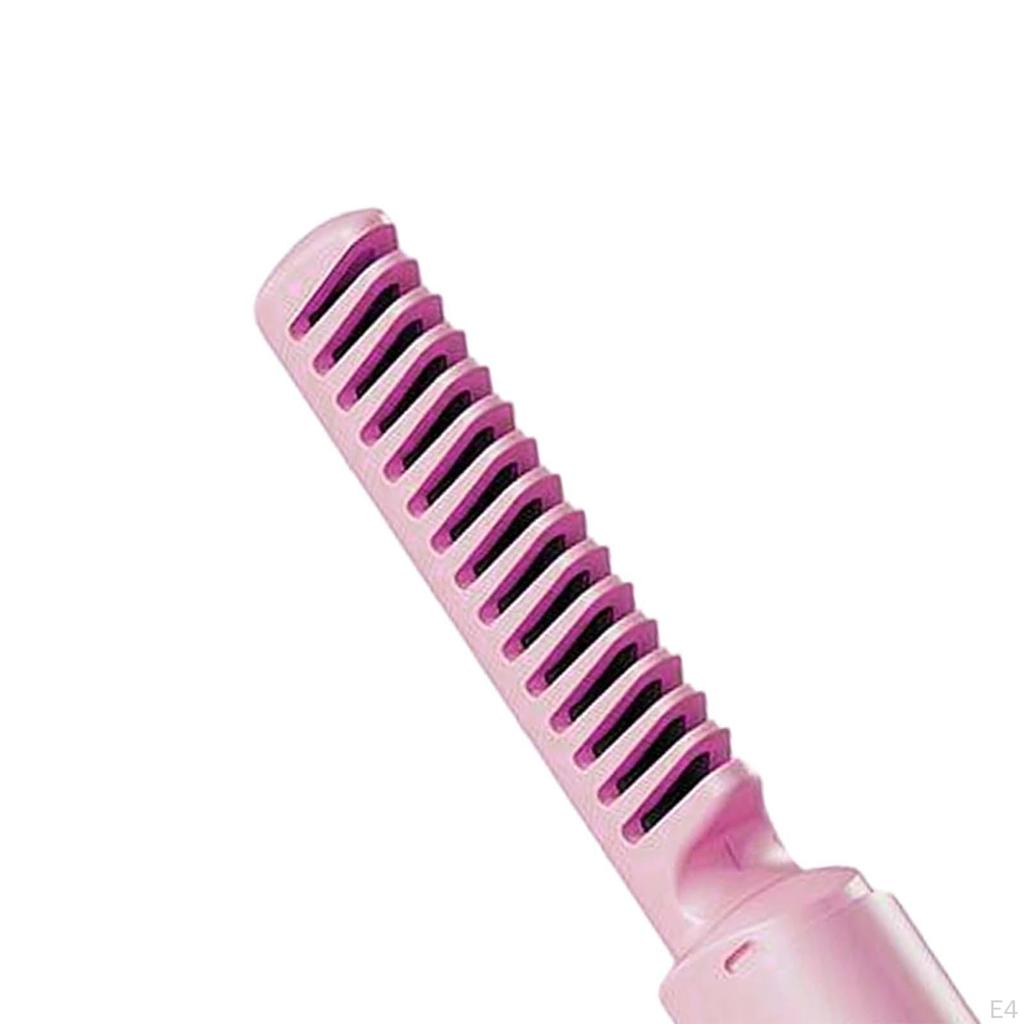 Hair Straightening Brush with Quick Heat And USB Charging for Women