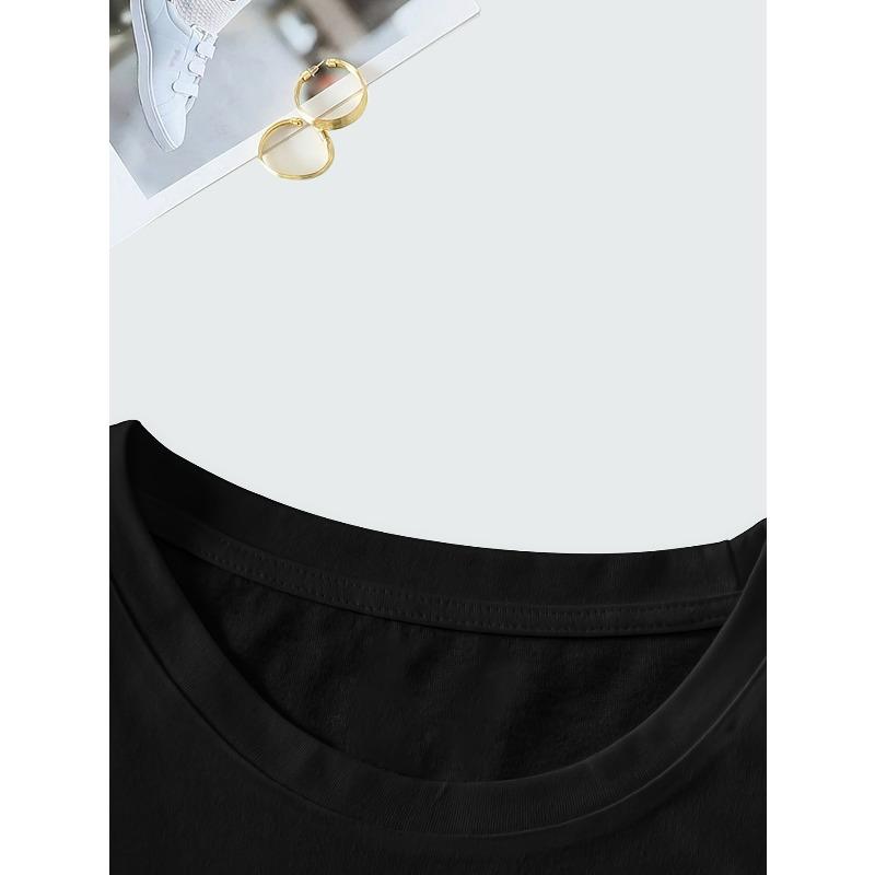 European sizes Pattern Printed Casual Round Neck Short Sleeve T-shirt Summer New Women's Wear