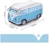 Licensed Volkswagen Volkswagen Camping Van Print Pouch Large Capacity Pen Case 30cm Unisex [Officially Product] (Blue) [Used]