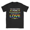 Streetwear T Shirt Summer The Only Thing More Powerful Than Hate Is Love Trending T Shirts  100 Cotton Tee Shirt for Adult Tops