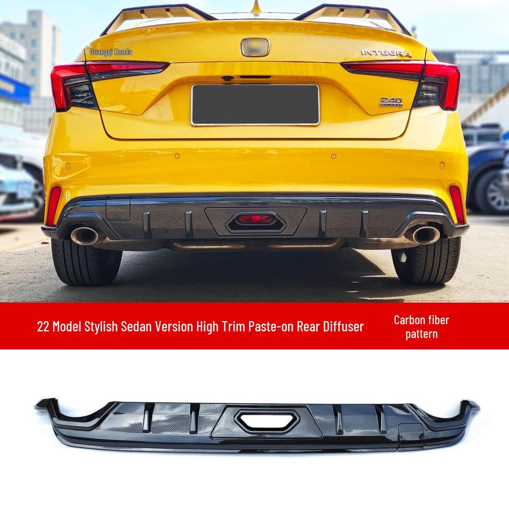 Honda Integra/Civic Front Lip, Rear Spoiler, Side Skirts, Rear Lip, Louvers, and Exhaust Tips Body Kit