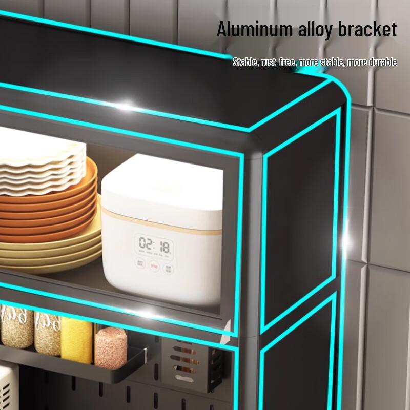 Yunshuang Multifunctional Kitchen Storage Cabinet and Rack