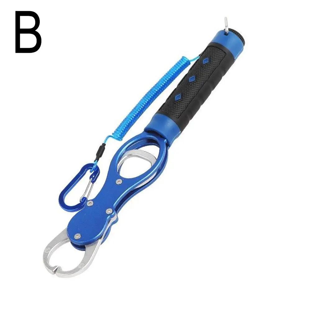

Fishing Scale With Gripper Digital Fish Scale Aluminum Alloy Rotating Handle Lightweight Precision Tool For Catch And Release