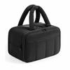 Lightweight Large Capacity Makeup Bag Multifunctional Portable Cosmetic Container Handle Puffy Wash Pouch Data Cable Storage