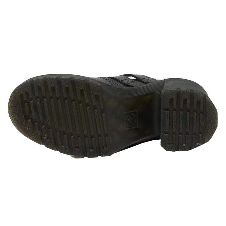 Dr. Martens Eviee Sandal Leather Double Buckle Platform Shoes Women Shoes Black 27371001